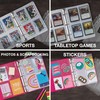 Samsill 50 Pack 4 Pocket Trading Card Sleeves, Holds 400