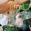 Zengjunwei Cat Hair Keyring, Cat Hair Memorial Capsules Keychain, Transparent