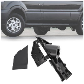 HECASA Fuel Gas Filler Pocket Housing Hinge Door Cover Compatible with 2015-2023 Ford Transit Van 150 250 350 HD Replace for CK4Z-5427936-A CK4Z-61405A26-B (Fuel Filler Housing+Black Gas Cap Cover)