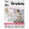 Simplicity Pattern 7488 Babies' Christening Gown, Coat and Bonnet, 7-24