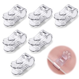 PAVIKE Comforter Quilt Clips, Set of 6, Duvet Cover Clips, Duvet Cover for Cat Claws, Anti-Shift, Cute, Anti-Slip, Easy Installation, Won't Damage Fabric, Lightweight, Strong, Reusable