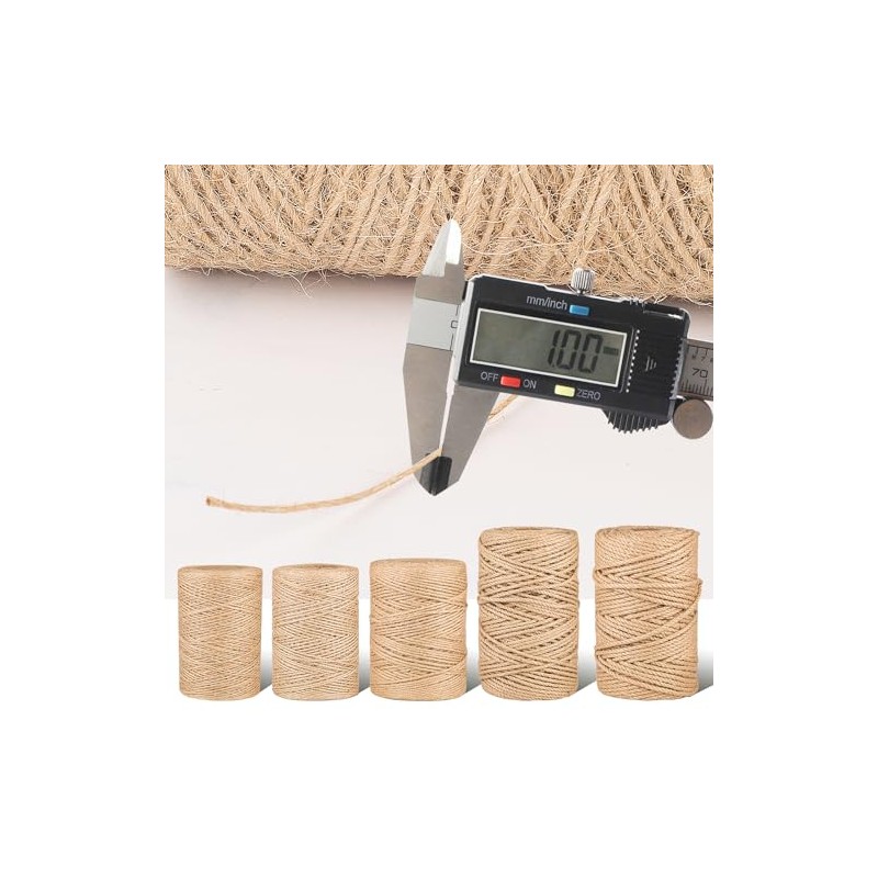 Natural Jute Twine String - Eco-Friendly Crafting & Gardening Rope