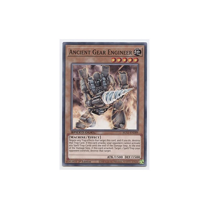 Ancient Gear Engineer - SGX1-END09 - Common - 1st Edition
