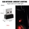 Sylvil 2 PCS USB LED Car Interior Atmosphere Lamp, Portable