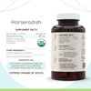 Horseradish USDA Organic 120 Capsules | Natural Herbal Supplement |