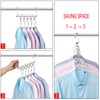 Bloberey Space Saving Hangers 6x2 Slots Metal Magic Cascading Hanger