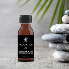 Mystic Moments | Relaxation Aromatherapy Massage Oil Blend 250ml - Natural Massage Blend Made With Essential Oils for Spa & Massage Therapy