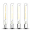 Bonlux LED T6.5 Exit Sign Clear Light Bulbs, 2W E17