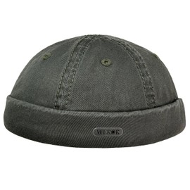 WEROR Weror-441.1 Men's Docker Cap Sailor Hat - Cotton Fishing Hat, olive