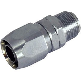 1" Swivel Connector 360° Spinning Range for Fueling Nozzles Male Compression Hose Free Rotation