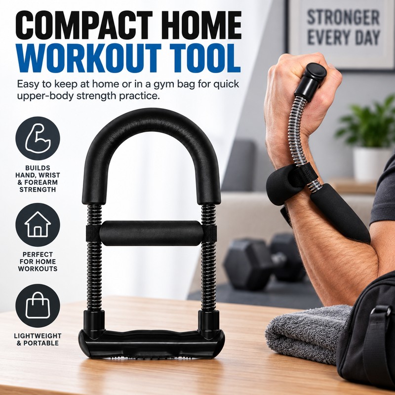 Wrist & Forearm Strengthener for Home Workouts – Portable Hand