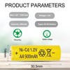 Ni-Cd AA 900mAh 1.2V Rechargeable Solar Light Batteries 4 PCS