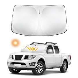 INTGET Front Windshield Sunshade for 2005-2020 2021 Nissan Frontier Accessories Car Window Sun Visor Sunscreen Sun Protector Sun Reflector for 2005-2015 Nissan Xterra Accessories (2005-2021)