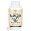 Double Wood Supplements Magnesium Malate Capsules (420 Count) - 1,500mg