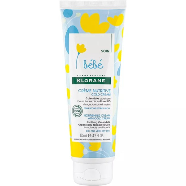 Klorane Bébé Nutritive Cold Cream, 125 ml