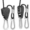 Senua 2 Pairs Ratchet Hangers 1/8 Inch Adjustable Heavy Duty