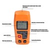 Wood Moisture Meter High Accuracy 4 Modes Orange Moisture Detector