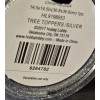 Hobby Lobby Tree Topper Silver Star Burst NIB