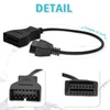 AMHTDOL OBD1 to OBD2 Adapter Fit for GM 12Pin Obd1