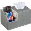 BLIENCE Tissue Cube Box Holder- Multi-Functional Tissue Box Cover Square