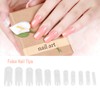 Set of 140 False Nails Dual Extension Shape False Tips