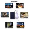 KK.BOL Portable Solar Led Light Bulb Rechargeable Solar Lamp S-1200-01