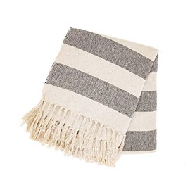 Sass & Belle Scandi Boho Stripe Blanket Throw