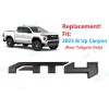 GMC 1PC Matte Black Rear Tailgate AT4 Emblem Badge Fit