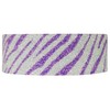 Wrapables Shimmer Washi Masking Tape, Purple, Zebra