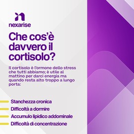 Cortisol Low 500mg | 120Cps con Fosfatidilserina 400 mg, L-Teanina e Cromo Picolinato | Supporto naturale per Abbassare il Cortisolo e Benessere Mentale | 4 Mesi di fornitura | Prodotto in Italia