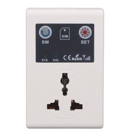 10A Smart Outlet Plug Wireless Power Socket Mobile GSM Phone Remote Control Socket for Household  110‑