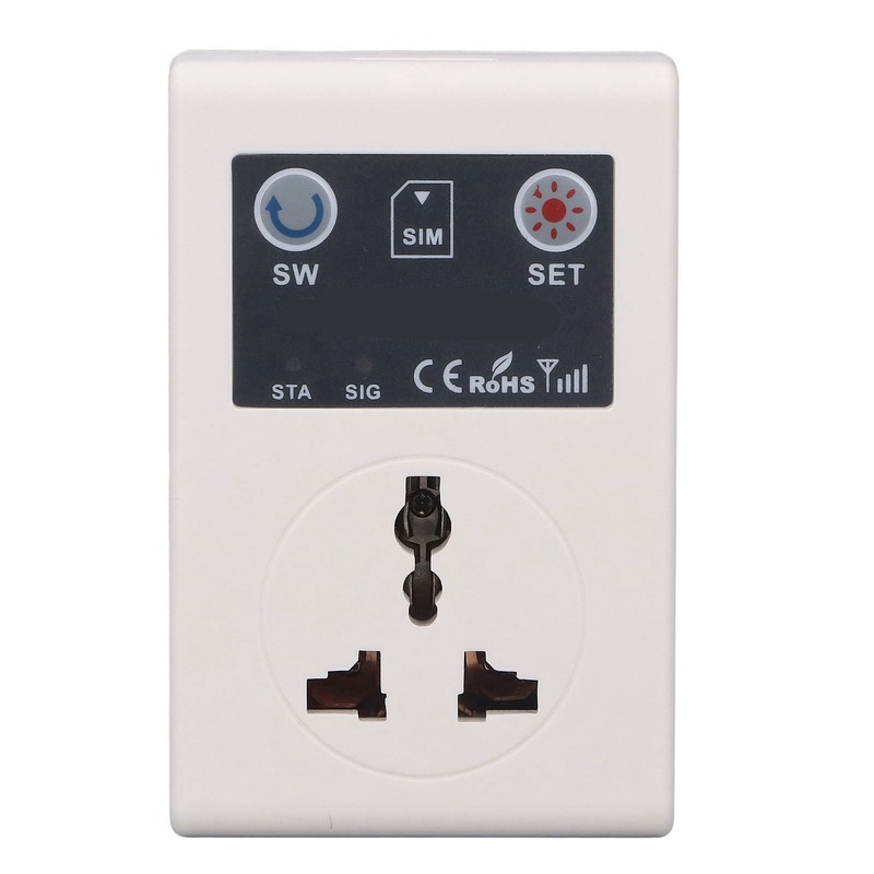 10A Smart Outlet Plug Wireless Power Socket Mobile GSM Phone