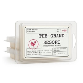 Farm Raised Candles – Resort Soy Wax Melts – USA Made, Hand-Crafted Soy (3 Pack, Grand Resort 3 Pack)