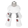 Light Splitter Socket 4 in 1 Bulb Splitter E26 E27