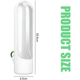 3 PCS Herb Keeper, Vegetable Storage Containers, Vegetable fresh keeping Bottle, Easy to open, 9.64 * 2.55 inch, Keeps Greens Fresh for 3-5 Weeks, White