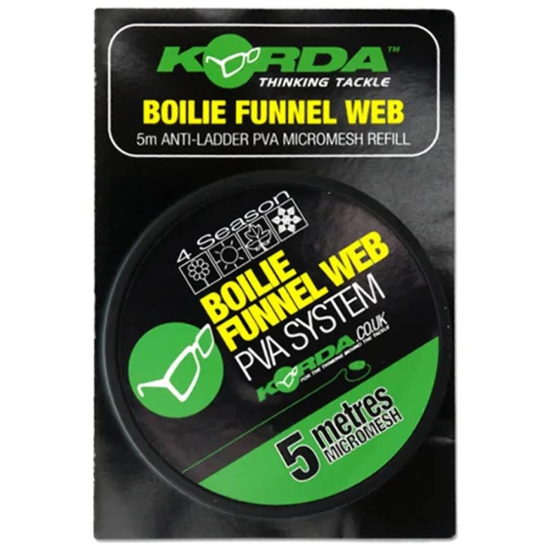 Korda Refill Boilie Funnel Web 20m HexMesh - PVA Mesh