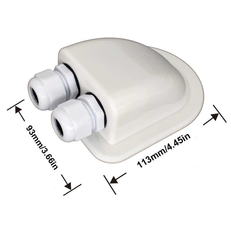 AUTOXBERT IP68 Weatherproof Solar Cable Entry Gland Solar Panel Wire