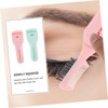 TOVINANNA 2pcs Eyelash Curlers Handle Eye Shapes Gentle Pads for