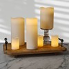 Mikasa Real Wax Flameless LED Battery Operated Candle, 4x8 Inch,