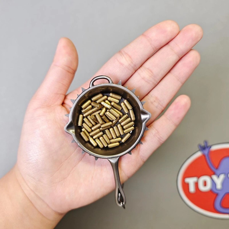 3 Pcs Pistol Keychain Bullet Gun Model Keychain Bullet Metal