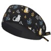 IRIS CRAFT Adjustable Working Cap with Button, Satin-Lined Cotton Working