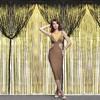 AILEXI 2 Pack 3ft*8ft Party Supplies Foil Fringe Shimmer Curtains,
