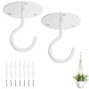 Mkono Ceiling Hooks for Hanging Plants, Metal Plant Hanger Bracket