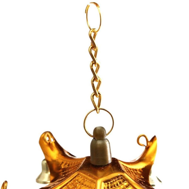 Chinese Feng Shui Lucky Brass Pagoda Wind Chime Great Help
