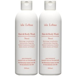 Flavor Life `ala Lehua Nest Hair & Body Wash 10.1 fl oz (300 ml) x 2 Bottles Set