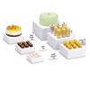 Buffet Risers with Mini Signs, Food Risers for Buffet Table,