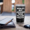 World's Best Jacquard Twine Polisher Operator Stainless Steel Insulated Tumbler
