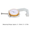 Thickness Gauge Micrometer Meter Cone Head 0‑20mm 0.1mm Resolution Measuring