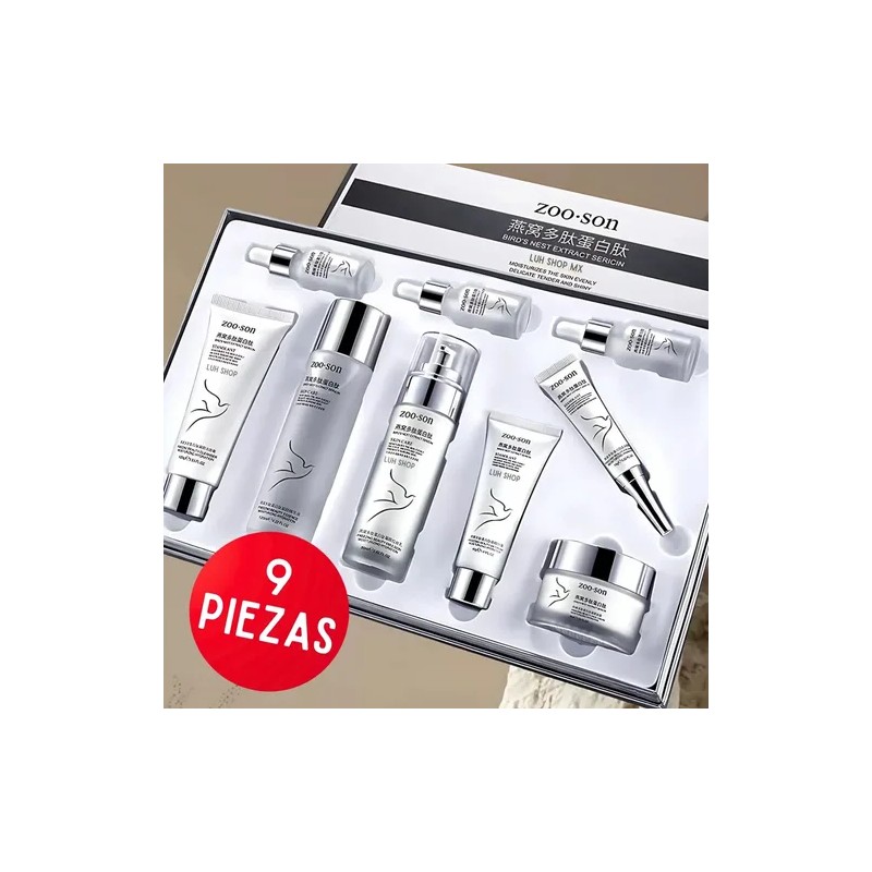 Kit De Cuidado Facial Zooson 9 Pz Skincare. Poros Y
