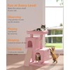 OS MOTOR Cat Tree Tower for Indoor Cats Large Adult,Cute/Tall